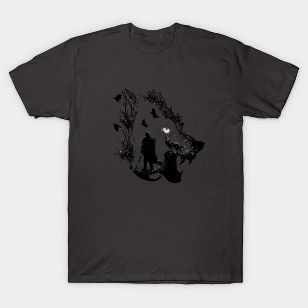 Lone Wolf T-Shirt by Whitebison